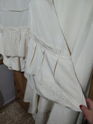 Vestido de novia con cancan
