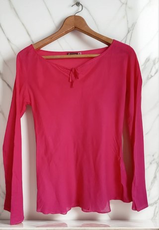 Camisa de verano Talla M 38 Stradivarius rosa