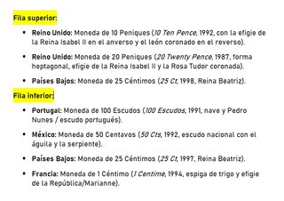Colección de Monedas Extranjeras en Estuche