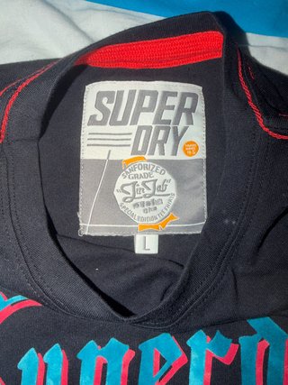 Camiseta Superdry Negra Talla L
