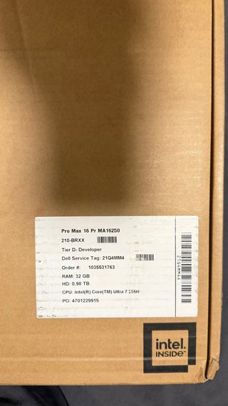 Portátil Dell Pro Max 16