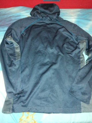Sudadera Columbia Gris y Turquesa