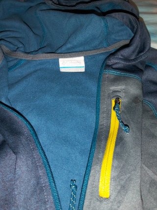 Sudadera Columbia Gris y Turquesa