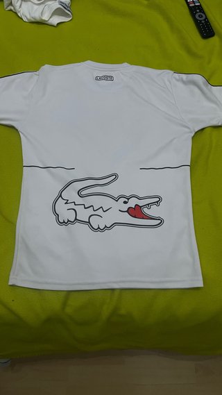 Camiseta Lacoste Blanca Cocodrilo