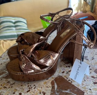 Tacones Paula Echevarría x Primark Bronce