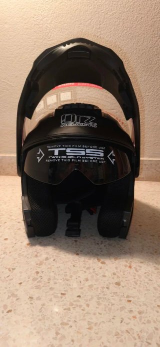 Casco Moto ORZ Helmets Negro Talla S