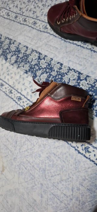 Botines Pikolinos de Piel Rojos Talla 37