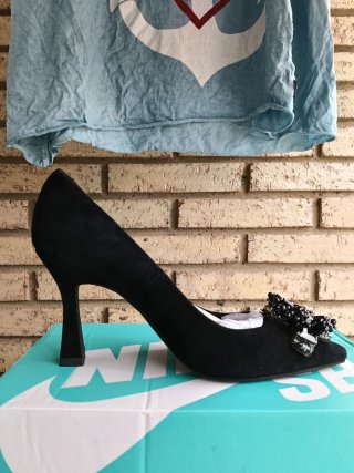 Zapatos Alma en Pena negros con pedrería