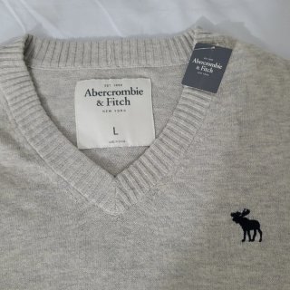 Jersey Abercrombie & Fitch Beige Talla L