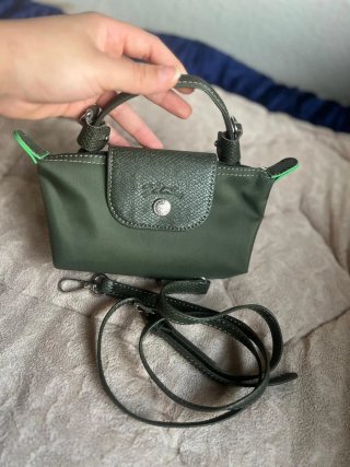 Bolso inspo Mini Longchamp Verde Militar