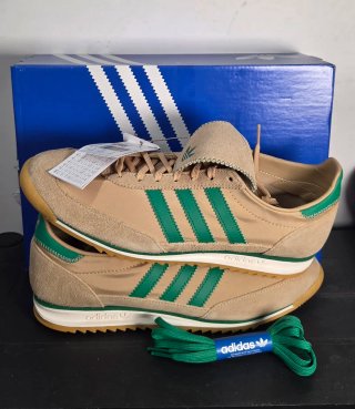 Adidas SL72 OG LT W Bege/Verde Tamanho 43.5
