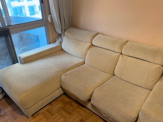Sofá Cheslong Beige