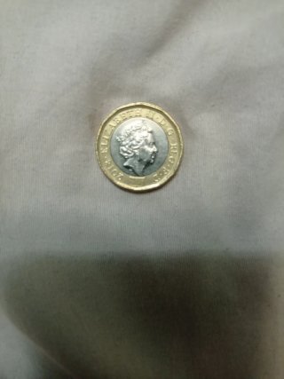 Moneda de 1 Libra Isabel II 2018