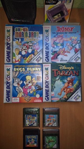 Consola Game Boy Color + 4 juegos