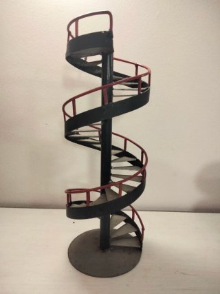 Escalera Circular de Metal para Dioramas