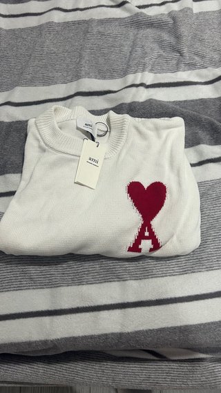 Jersey Ami Paris Blanco Talla S