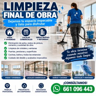 limpiezas final de obra