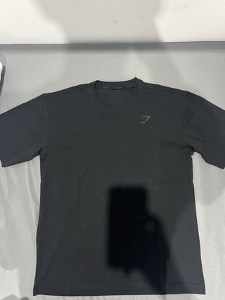 Camiseta Gymshark Power Negra Talla XS