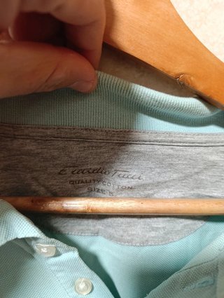 Polo Emidio Tucci azul talla S