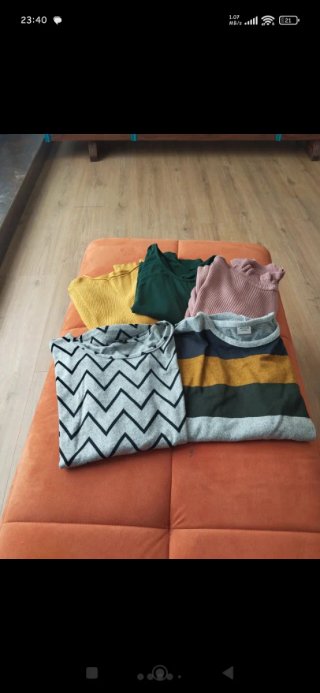 Set 5 maglioncini leggeri