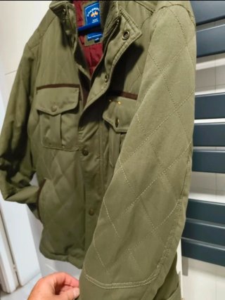 Abrigo Spagnolo Hombre Caqui Talla XL