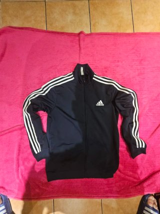 Chaqueta Adidas Azul y Blanca