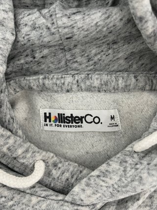 Sudadera Hollister Gris Talla M