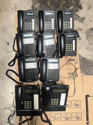 Set 10 telefoni fissi Panasonic