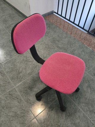Silla de escritorio rosa