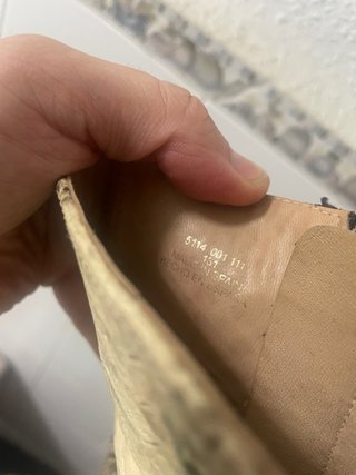 Botines Zara Piel Tacón Serpiente