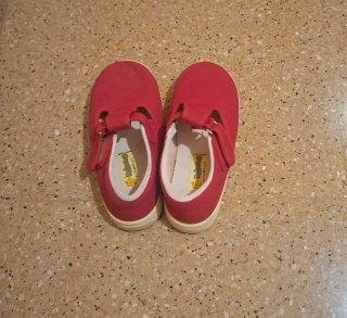 Zapatos Infantiles Villanines Rojos Talla 35