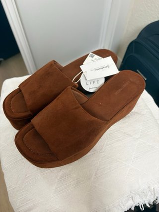 Sandalias de Plataforma Marrones