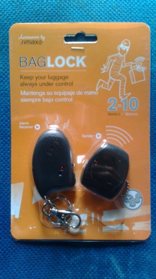 ALARMA DE VIGILANCIA PARA NIÑOS RIMAX BAG LOCK. NU