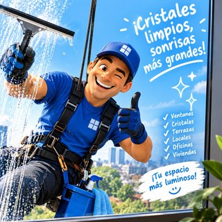 Limpieza de cristales