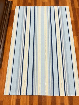 Alfombra Laura Ashley Rayas 182x117 cm
