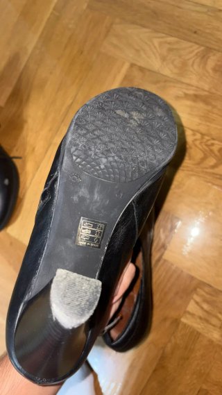Zapatos negros tacón talla 41