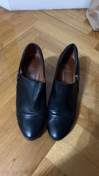 Botines negros tacón alto talla 41