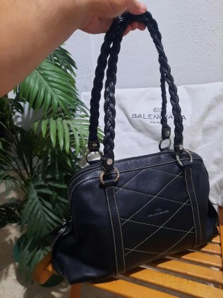 Bolso Vintage Balenciaga de Piel Negro