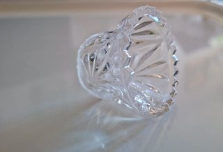 6 BOBEDILLAS ANTIGUAS DE CRISTAL PARA LÁMPARA