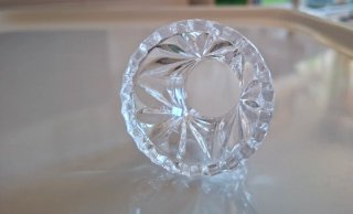 6 BOBEDILLAS ANTIGUAS DE CRISTAL PARA LÁMPARA