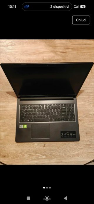 Portatile Acer 3 15 i7 32gb ram ssd 516gb 15.6" Nv