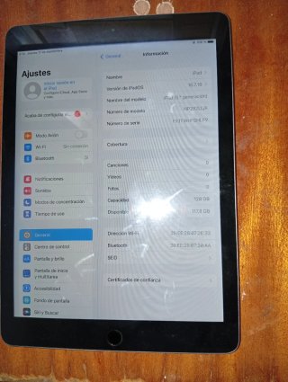 iPad 5ª Generación 9.7 128GB Wi-Fi Gris Espacial