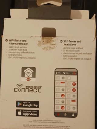 Detector Humo WiFi Brennenstuhl Connect