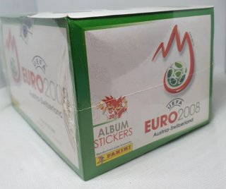 ⚽️ 90€ Caja SELLADA 100 Sobres Cromos Euro 2008