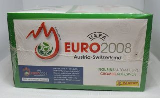 ⚽️ 90€ Caja SELLADA 100 Sobres Cromos Euro 2008