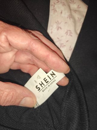 Sudadera SHEIN Negra Talla S Estatua Griega