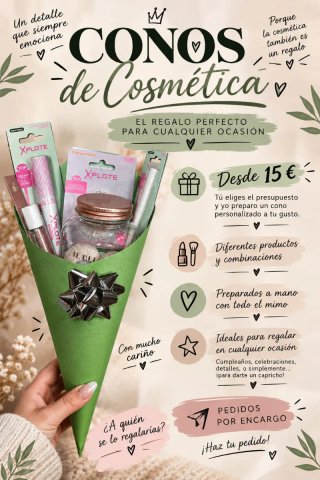 Cono de cosmética XPLOTE