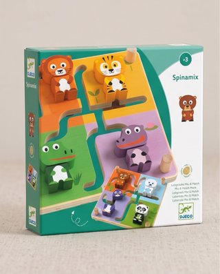 Juego Djeco Spinamix Mix & Match