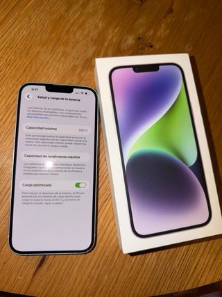 iPhone 14 Plus 128GB Viola 100% batteria