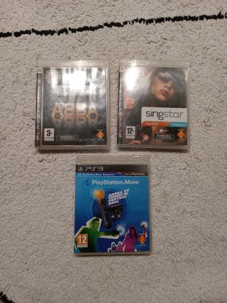 Lote 3 Juegos PS3: ABBA, Singstar, Move